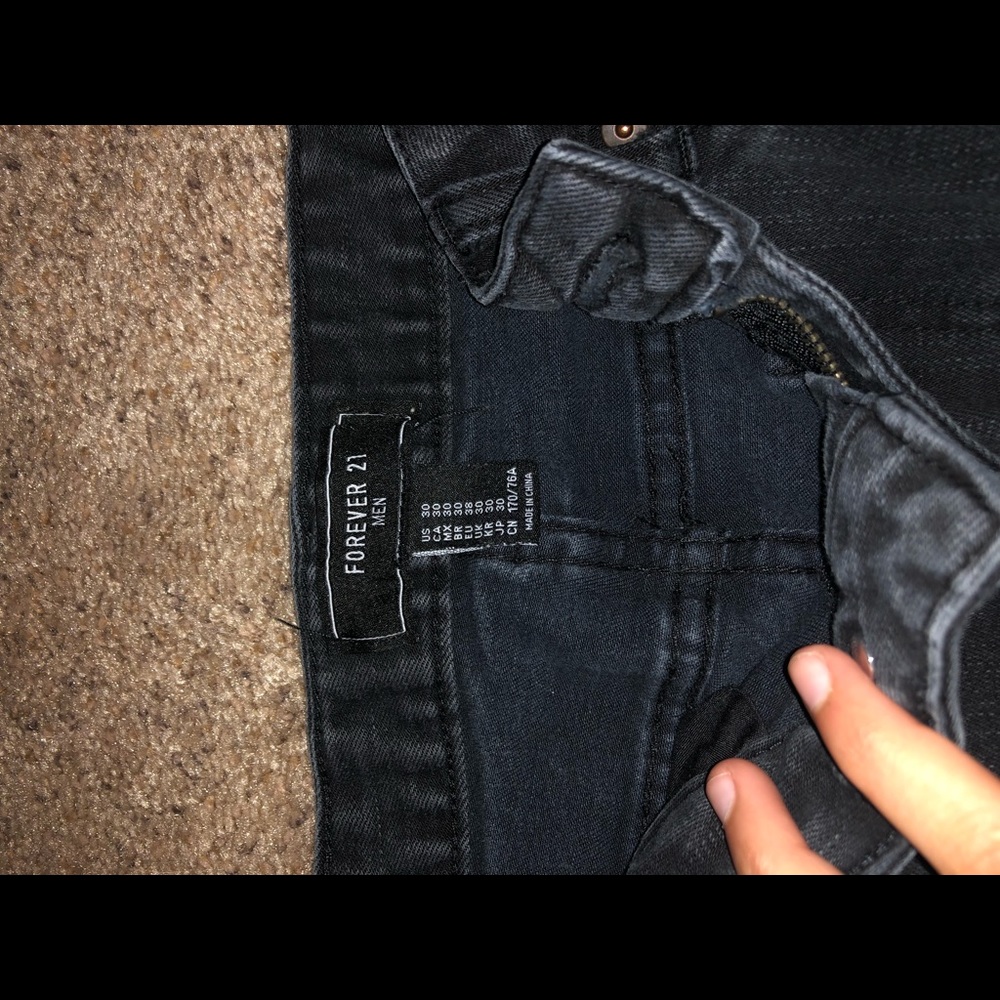 forever 21 mens jeans size 30